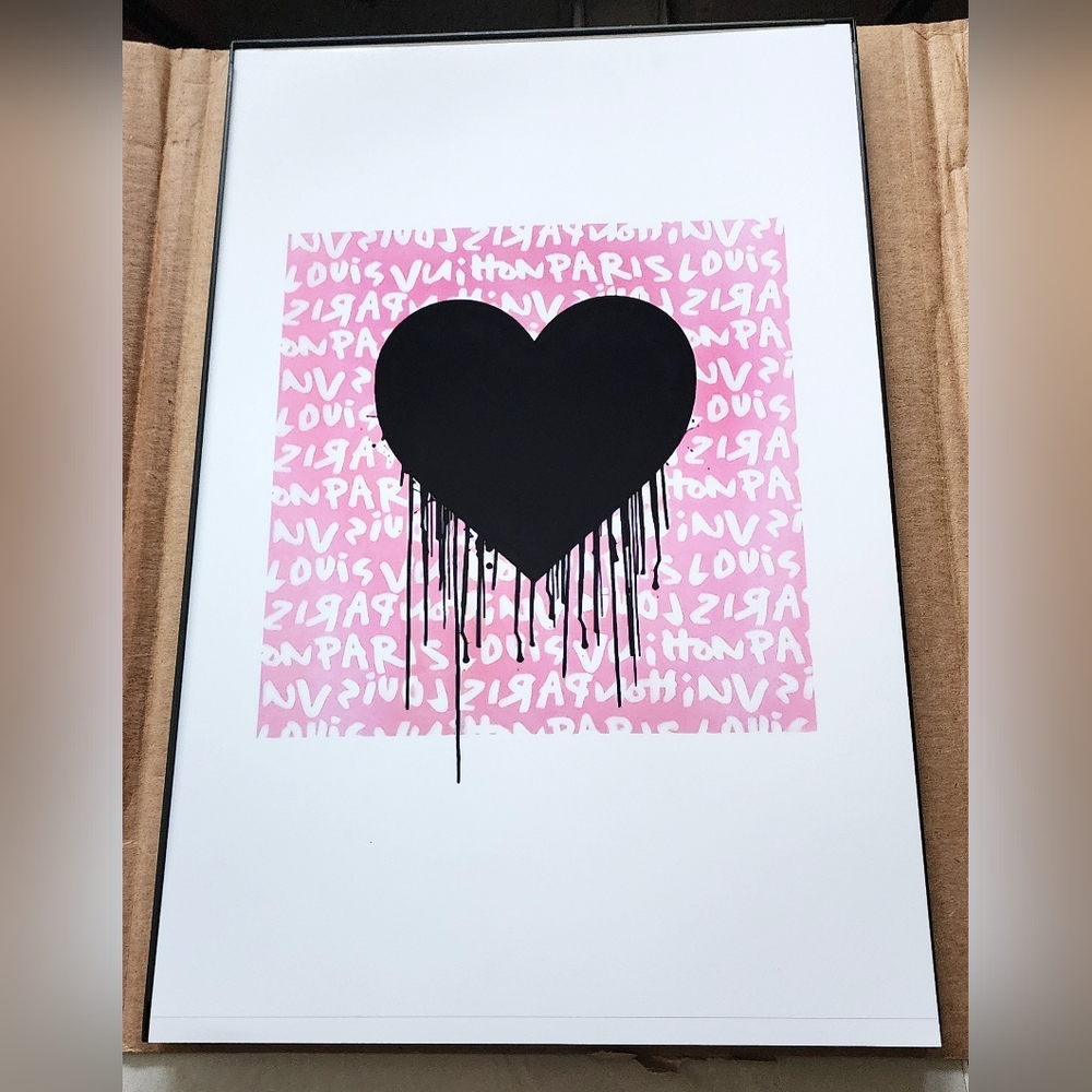 Louis Vuitton 11"L×17"H Framed Wall Art